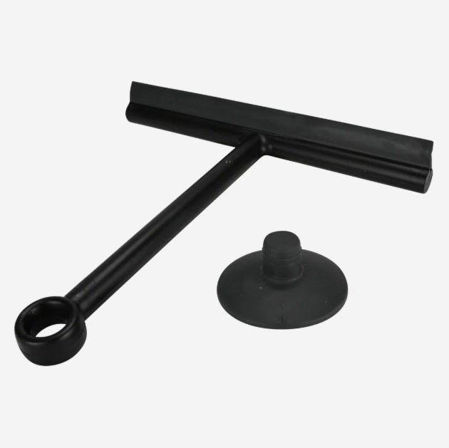 Wisser met zuignap 22 cm zwart