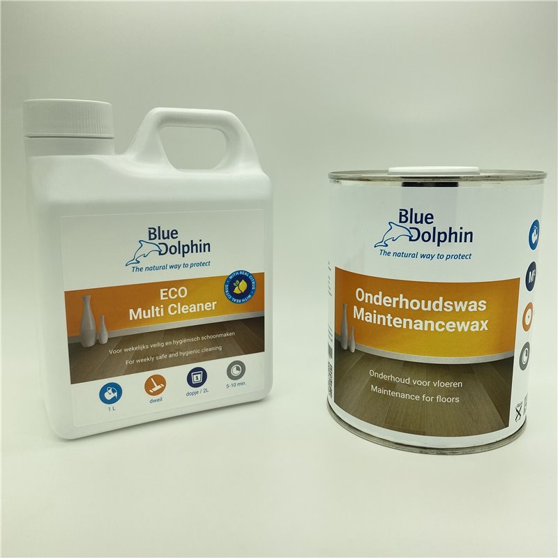 Blue Dolphin Onderhoudsset Naturel (Multi Cleaner en Onderhoudswas)