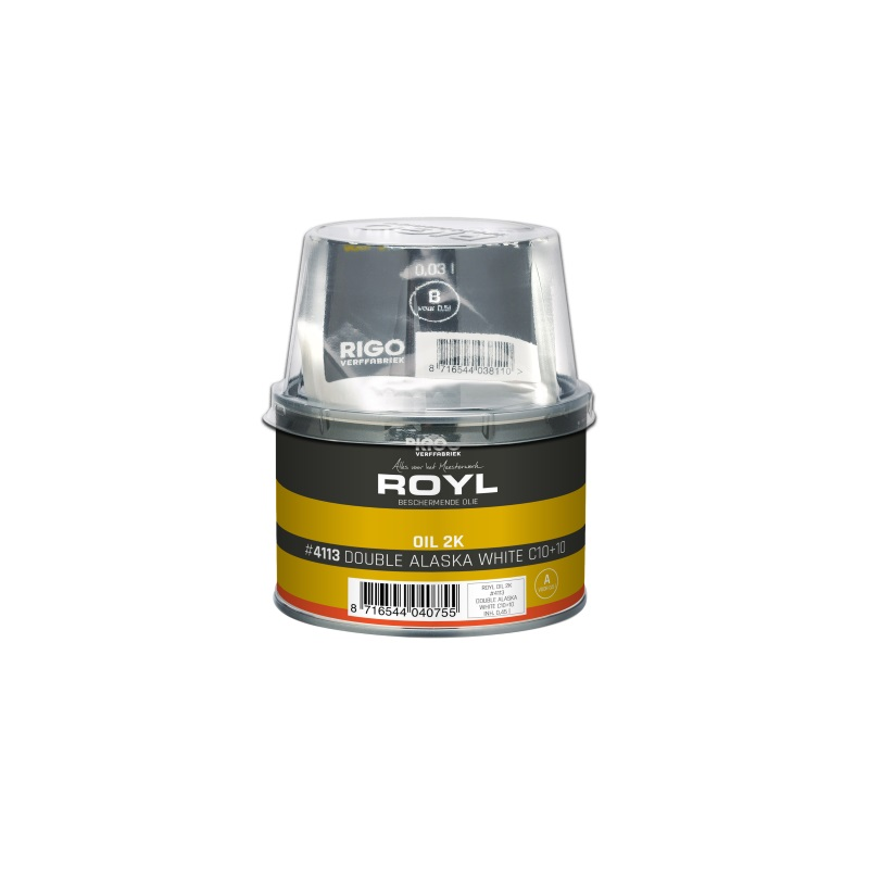 ROYL Oil-2K Dubbel Alaska White C10+10 0,5L 4113