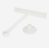 Wisser met zuignap 22 cm wit