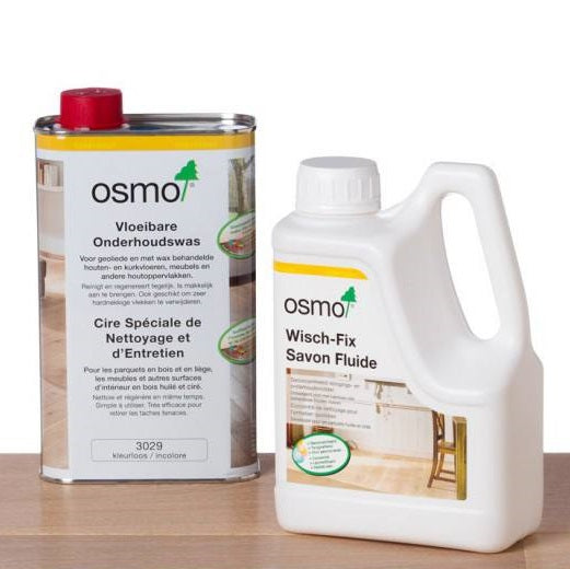 Osmo Onderhoudsset Wit (Wisch Fix + Onderhoudswas wit 3089)