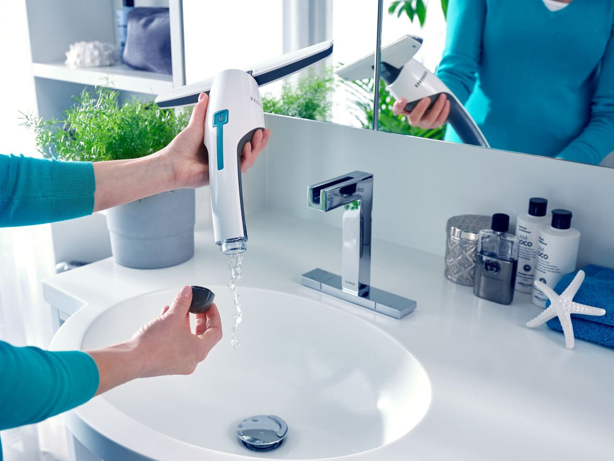 Leifheit set - raam- en badkamerzuiger nemo met tweede zuigmond voor de badkamer