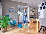 Leifheit clean twist disc mop ergo - dweil compleet systeem met wieltjes