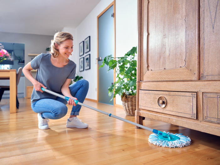 Leifheit clean twist disc mop ergo - dweil compleet systeem met wieltjes
